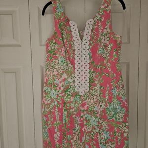 Lilly Pulitzer pink shift dress size 4